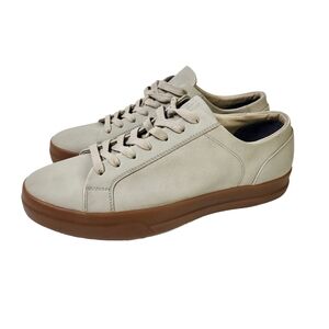 Gap Men's Lace Toe All Around Shoes Sneakers Faux Leather Size 9 Tan Used